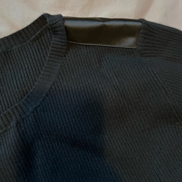 Black Worthington sweater with 3 quarter sleeves. Woman’s size large, brand new - Picture 4 of 6